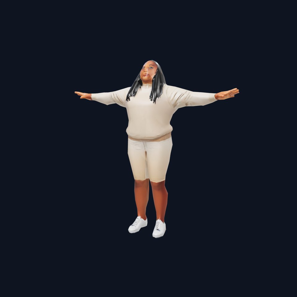 Casual Beige Outfit model pack